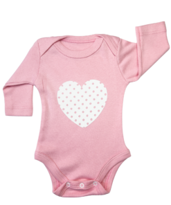 Body corazon con puntitos