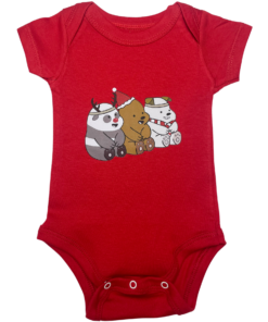 Body Ositos Navideños Rojo