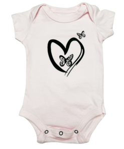 Body Corazón con Mariposas