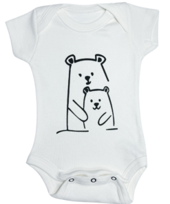 Body Ositos Manga Corta