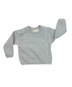 Buzo Liso Melange Claro